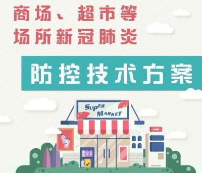 @商场超市，这份新冠肺炎防控方案请收藏！
