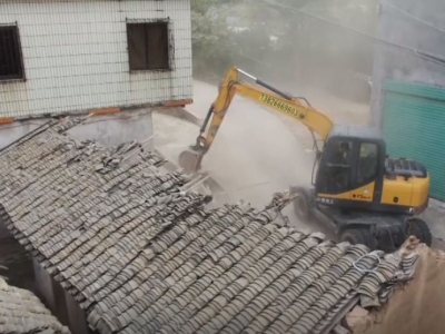 五华水寨三千多平方米危房拆除！村民们的心踏实了