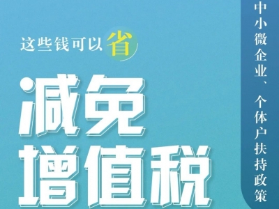小微个体必看！这些钱可以免，这些钱可以缓...