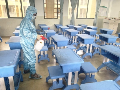 梅州各学校开启“硬核”防控，备战开学！