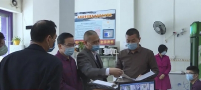 市专项整治行动组检查丰顺市场监管领域防疫工作