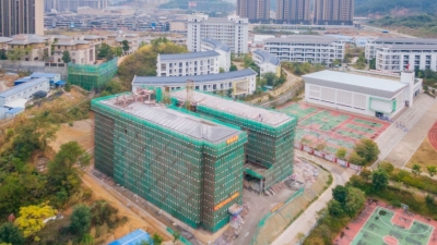 1200个学位“在路上”！梅县外国语学校新建教学楼9月投入使用