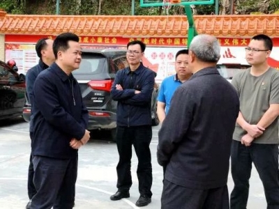 朱汉东到大埔大麻镇调研精准扶贫工作