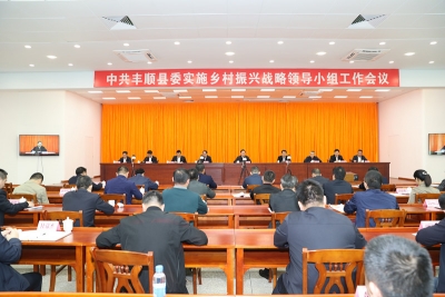 曾永祥主持召开丰顺县委实施乡村振兴战略领导小组工作会议