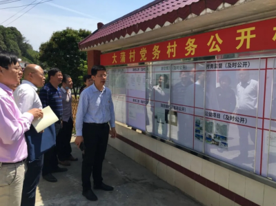 钟光振到五华岐岭镇调研指导精准脱贫挂牌督战和基层党建工作