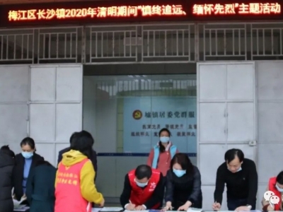 “缅先烈，寄哀思”，长沙镇宣传文明祭祀这样做！