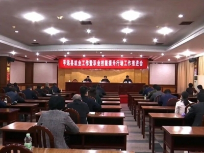 平远召开就业工作暨职业技能提升行动工作推进会