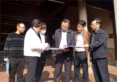 温向芳到梅江区调研梅州粤北华南教育历史研学基地活化利用工作