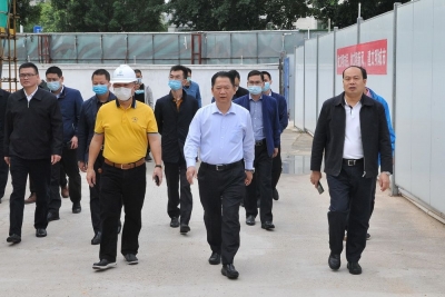 朱国城到梅江区调研民生项目建设工作：围绕“三优”目标建出梅江速度梅江高度