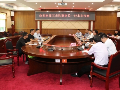 广东讯源实业集团有限公司董事长王来胜一行到丰顺考察