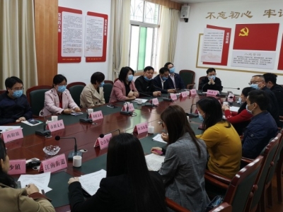 市创文办到梅江区开展专题调研