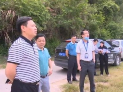 省韩江流域管理局检查组到大埔县开展规模以上“清四乱”问题“回头看”工作