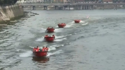 强训练，保平安！丰顺这群民兵轻舟分队水上演练场面震撼