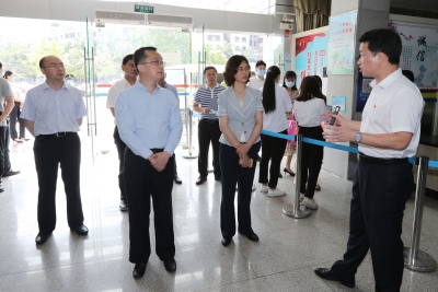 陈敏调研“数字政府”改革建设工作：梅州服务 天天进步