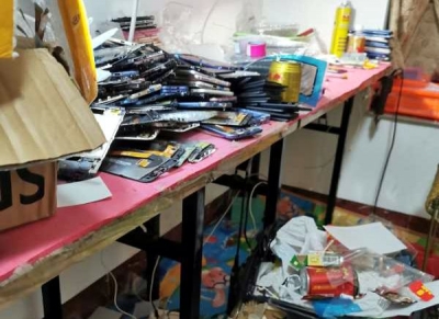 买手机留点心！梅州有人在翻新品牌手机...