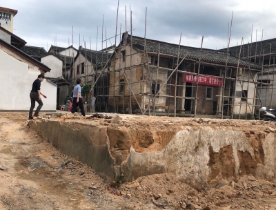 大埔茶阳镇邹鲁故居“椿森第”修缮工程正式进场，预计工期3个月！