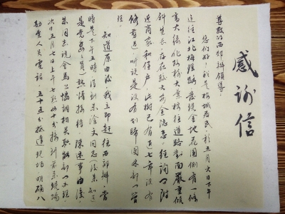 大树“横行”无人管？我来！西郊街道收到了这样一份感谢信...