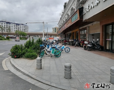 梅城这处市政设施仅设一个出入口？商户：停车卸货都不方便 