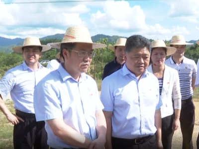 吴晖、朱少辉率队到郭田镇召开百岁山矿泉水项目推进工作会