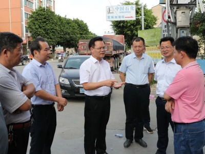 曾永祥廖茂忠率队调研县城周边重点交通公路项目建设