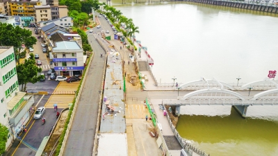 6月底通车可期！梅江桥南端天桥加固扩宽工程最新进展！