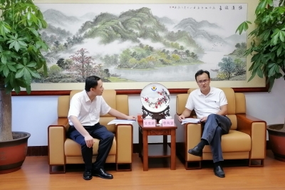 曾尚忠会见中国信保广东分公司纪委书记吴奕湖