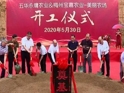 新鲜事，猪要住楼房了！五华在梅州首创的高标准楼房猪舍开工