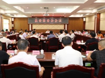 丰顺县委常委会召开会议：传达贯彻习近平总书记重要讲话精神和全国“两会”精神 落实“六稳六保” 推动乡村振兴 