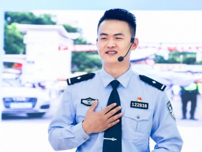 五华民警温文生夺得梅州公安庆“七一”宣讲比赛一等奖