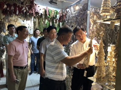 黄文沐调研挂点外贸企业：迎难而上稳外贸 危中寻机促发展