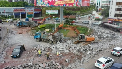 注意绕道！国道206线平远径门口至长田段路面改造工程动工