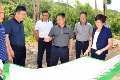 朱国城率队到城北镇玉西村调研：做好山水文章，实现美丽蝶变