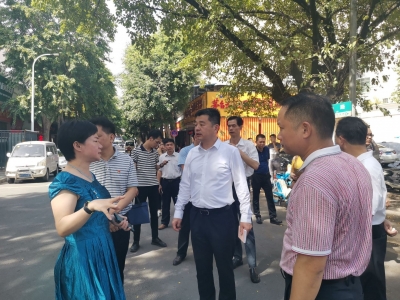 孙春明到梅江区金山街道调研督导创文工作：高标准高质量做好创文各项工作  