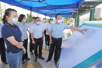 陈敏到梅江区检查疫情防控和创文工作：当好创文“排头兵” 提升群众满意度