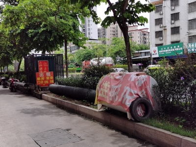 新闻追踪丨还是那个绿化带！梅城环市北路的“私人花园”不见了