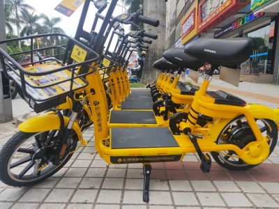丰顺也有共享电单车啦！首批“小黄车”已经亮相