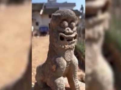 紧急寻“狮”！兴宁一数百年镇宅石狮不翼而飞 ~