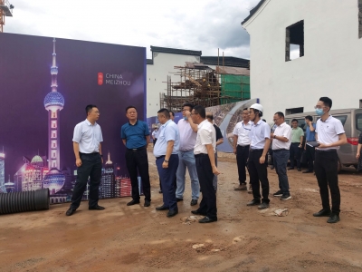王庆利检查中国•梅州客都人家项目：坚持问题导向，加快项目建设