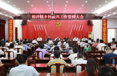 五华棉洋镇召开乡村振兴工作誓师大会