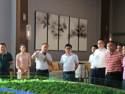 梅州昭华教育城综合体项目镇级指挥部到丙村镇学习取经