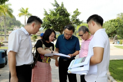 温向芳到大埔调研第三届广东茶叶产业大会筹备工作和蜜柚营销工作