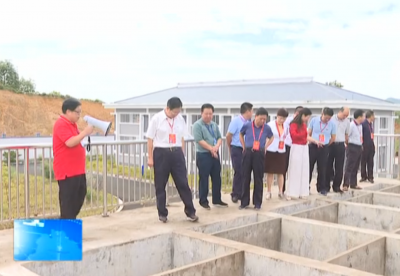 五华县人大常委会到华城镇视察镇村污水处理设施建设和村村通自来水工作