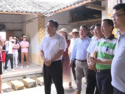 广东省客家商会一行到平远考察  副市长温向芳等领导陪同参加
