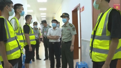 杨芝春到平远检查指导征兵体检工作