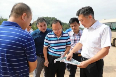 熊锋松带队调研冷链冻库项目规划建设工作