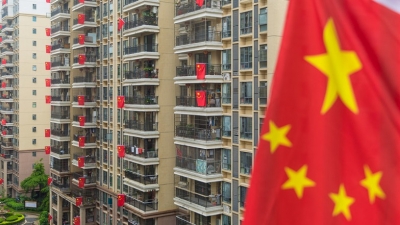 “中国红”尽染怡景豪园！为祖国庆生，美！