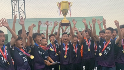 时隔15年，梅州男甲再夺省青少年足球锦标赛冠军！