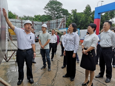 吴晓晖率队到梅江区督导重点项目建设工作：加快项目建设 全力以赴促投资稳增长