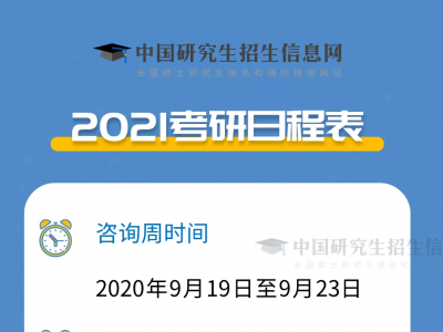 2021考研时间定了！
