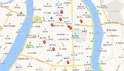梅城3497个停车位免费开放，这里有地图！只能帮你到这了，双节愉快